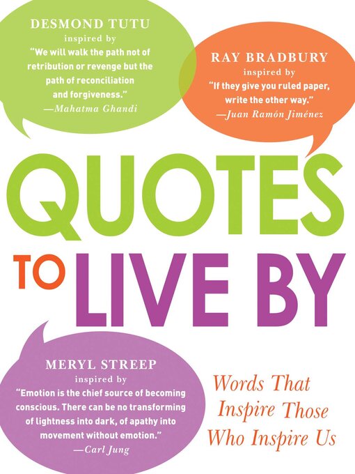 Title details for Quotes to Live By by Adams Media - Available